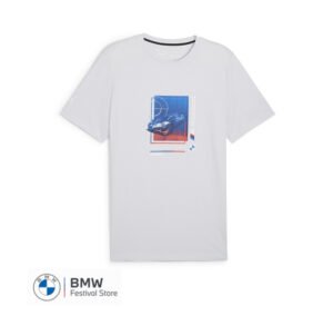 BMW M Motorsport Car Graphic Tee Men - White, L