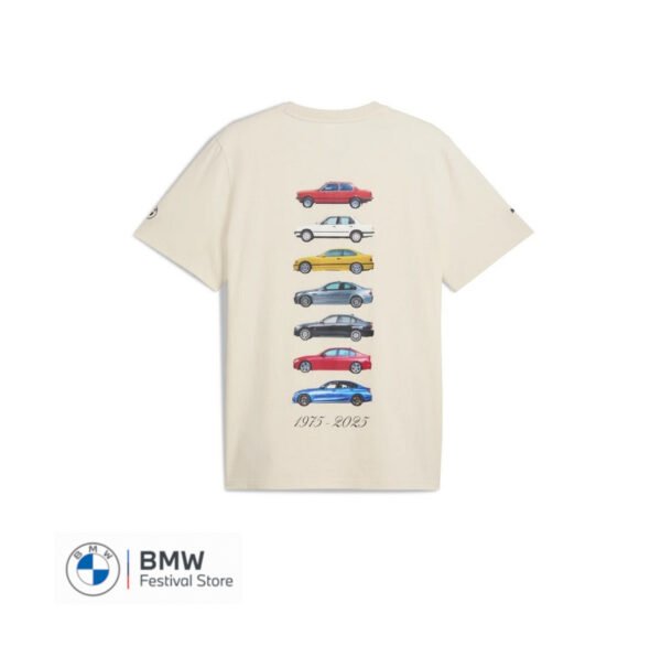 BMW 50Y 3 series Graphic Car Tee 2 - Beige, XS