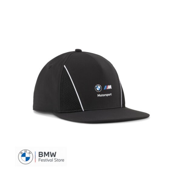 BMW MMS Flat Brim Cap - PUMA Black