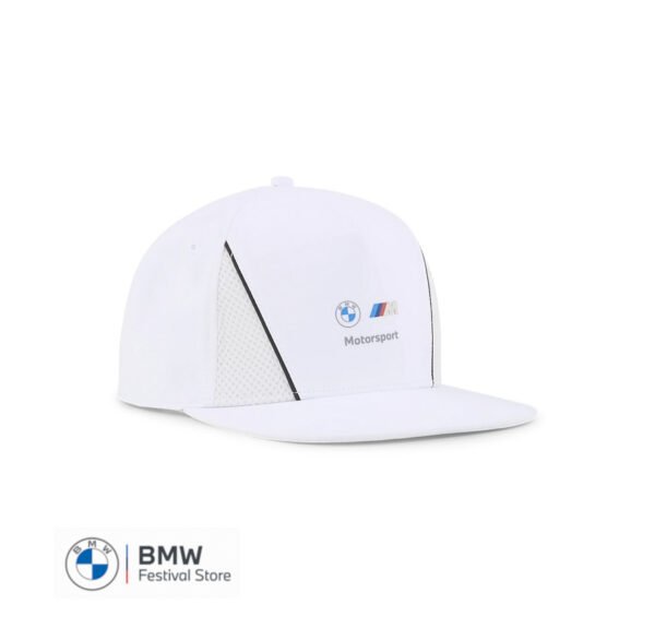 BMW MMS Flat Brim Cap - PUMA White