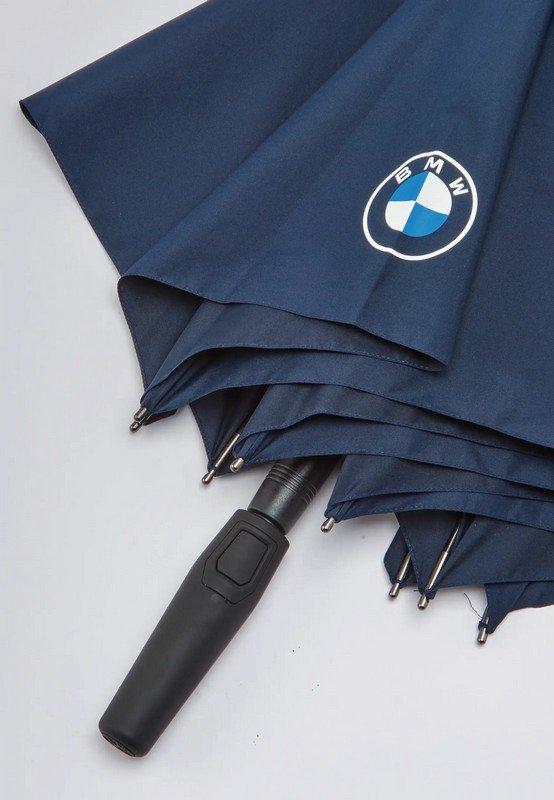BMW Stick Umbrella with Logo - Dark Blue