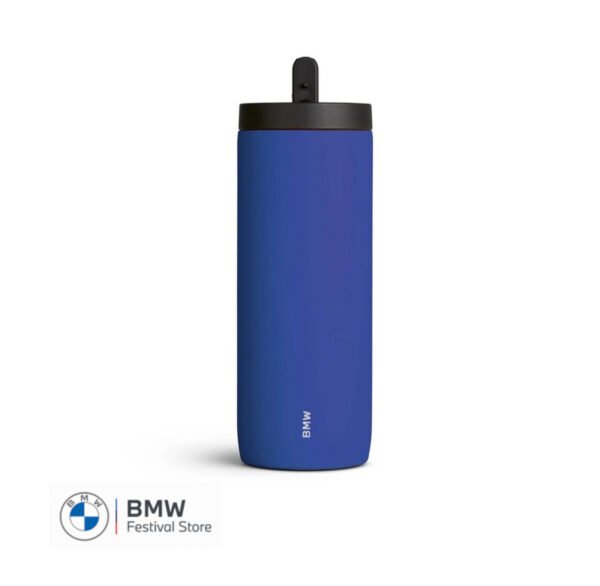 BMW Large Sport Thermal Mug 530ml - Blue