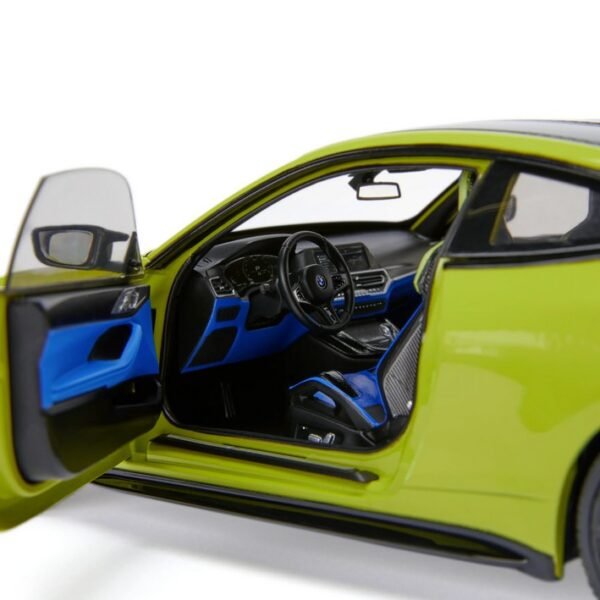 BMW Miniature M4 G82 Model Car 1:18 - Yellow