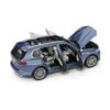 BMW X7 Miniature Model Car 1:18 - Blue