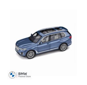 BMW X7 Miniature Model Car 1:18 - Blue