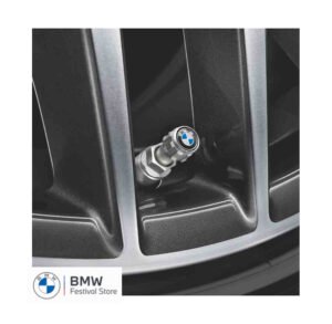 BMW Car Wheel Tyre Stems Air Valve Caps Dust Covers - BMW Logo - 36122447401