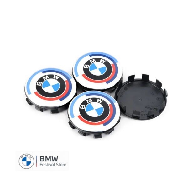 Genuine BMW 50th Year Anniversary M Wheel Centre Cap - 36125A57484