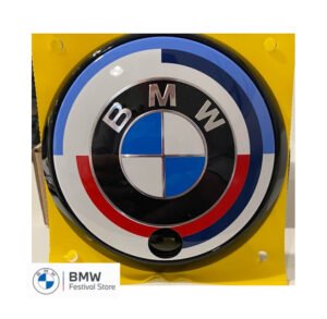 51148087199 Genuine Badge 50th Anniversary M Heritage Edition Roundel - Diameter 82mm - G22 4 series, G82 M4