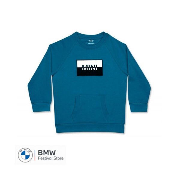 MINI Sweat Shirt Kids logo Patch 122 - Blue Island - 80142460846