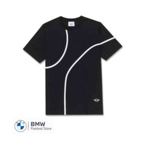 MINI T-Shirt Men's Outline Print - Black and White, L - 80145B32041