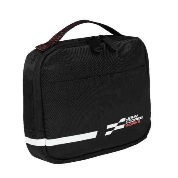 MINI Bag JCW Logo Pouch Black Two Way Waterproof Zipper - 80215B54F30