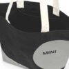 MINI Bag Shopper Car Face Detail Print - Black and Grey and White - 80225B320D0