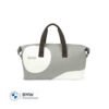 MINI Bag Duffle Bag Car Face Detail Print - Grey and White and Black - 80225B320D3