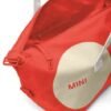 MINI Bag Duffle Bag Car Face Detail Print - Rebel Red and Vibrant Silver and White - 80225B320D4