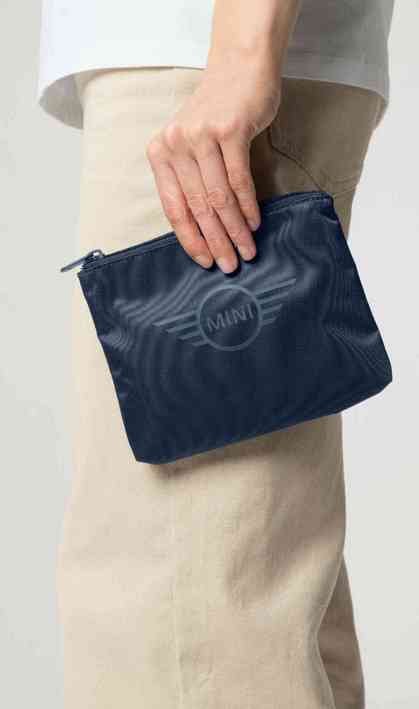 MINI Wallet Pouch Soft Wing Logo - Indigo - 80225B320D5