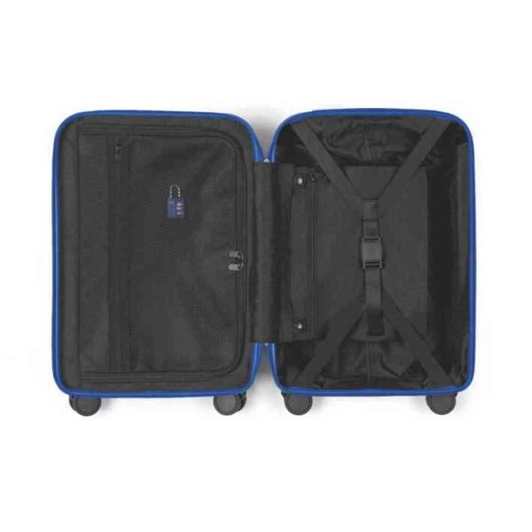 MINI Suitcase Cabin Trolley Spinner Wing Logo Debossed Hard Case - Blazing Blue - 80225B320D9