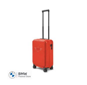 MINI Suitcase Cabin Trolley Spinner Wing Logo Debossed Hard Case - Rebel Red - 80225B320E1