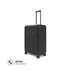 MINI Suitcase Debossed Wing Logo Trolley 76L - Black - 80225B320E3