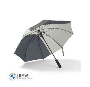 80225B320F6 MINI Umbrella Walking Stick Car Face Detail - Black and Grey - 80235B320F6
