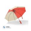MINI Umbrella Walking Stick Car Face Detail - Rebel Red and Vibrant Silver - 80235B320F7
