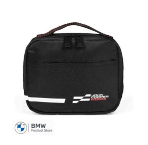 MINI Bag JCW Logo Pouch Black Two Way Waterproof Zipper - 80215B54F30