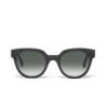 MINI Sunglasses Panto Cut-Out Black 3D Car Face - Dark Green Lenses - 80255B32115