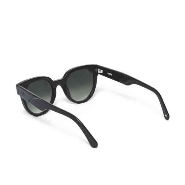 MINI Sunglasses Panto Cut-Out Black 3D Car Face - Dark Green Lenses - 80255B32115