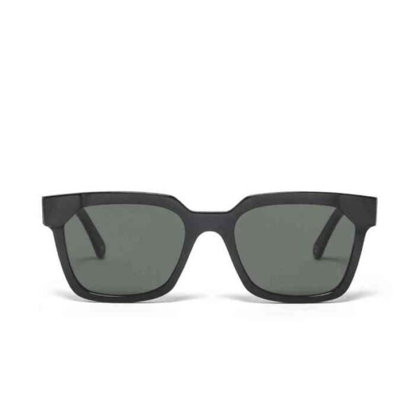 MINI Sunglasses D-Frame Cut-Out Black 3D Car Face - Dark Green Lenses - 80255B32116