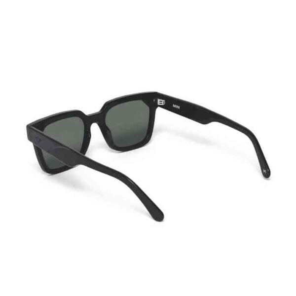 MINI Sunglasses D-Frame Cut-Out Black 3D Car Face - Dark Green Lenses - 80255B32116