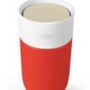 MINI Colour Block Travel Mug 300ml - Red and White - 80285B32107