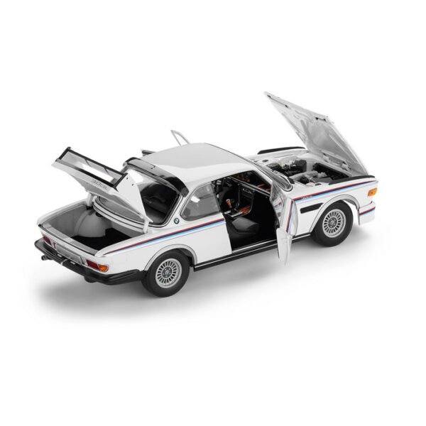 BMW Miniature 3.0 CSL Model Car 1:18 - White