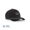 BMW Cap Genuine M Motorsport Baseball Cap Black Hat Adjustable Panel - 80165B5D0E6